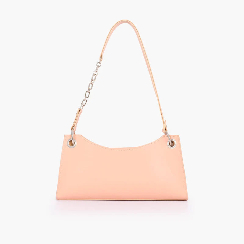 Novabazzar Peach elongated chain handle purse