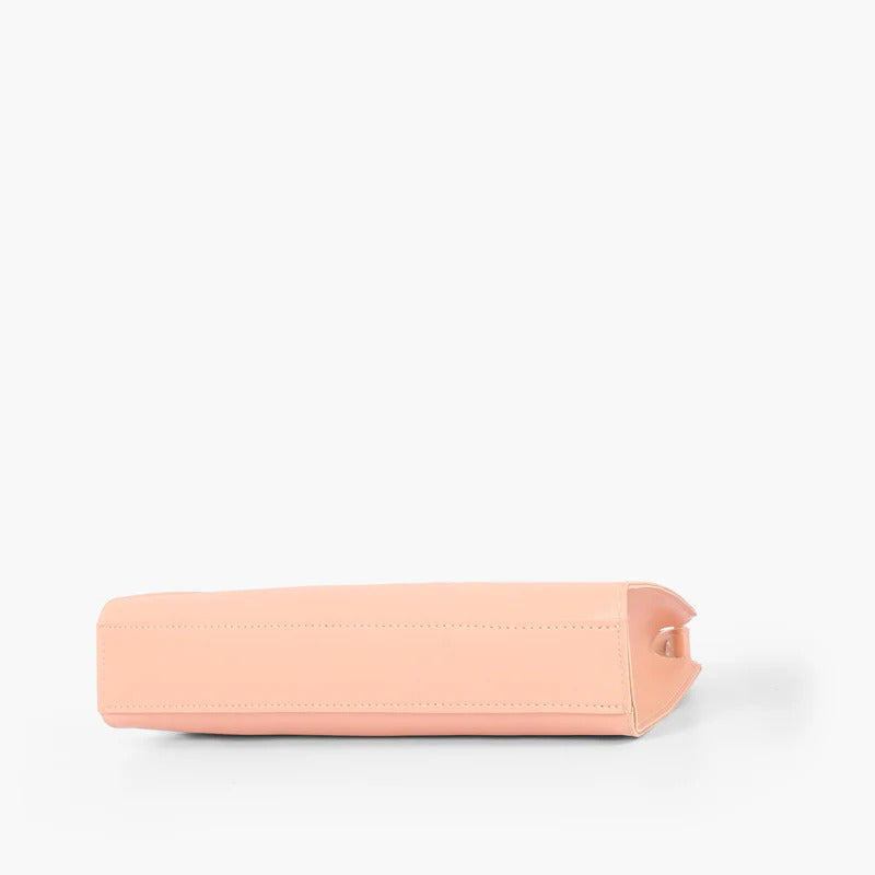 Novabazzar Peach elongated chain handle purse